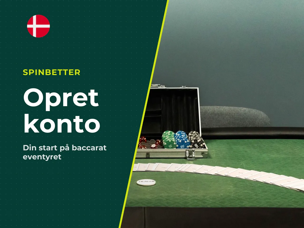 Fra casino-konto til første baccarat-bet. Forrige