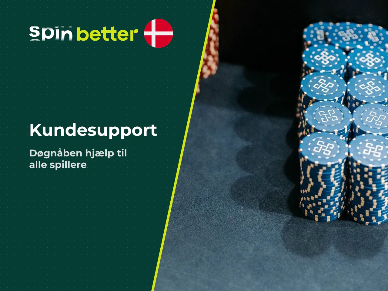 Kundesupport og kontaktmuligheder. Supporten er døgnåben