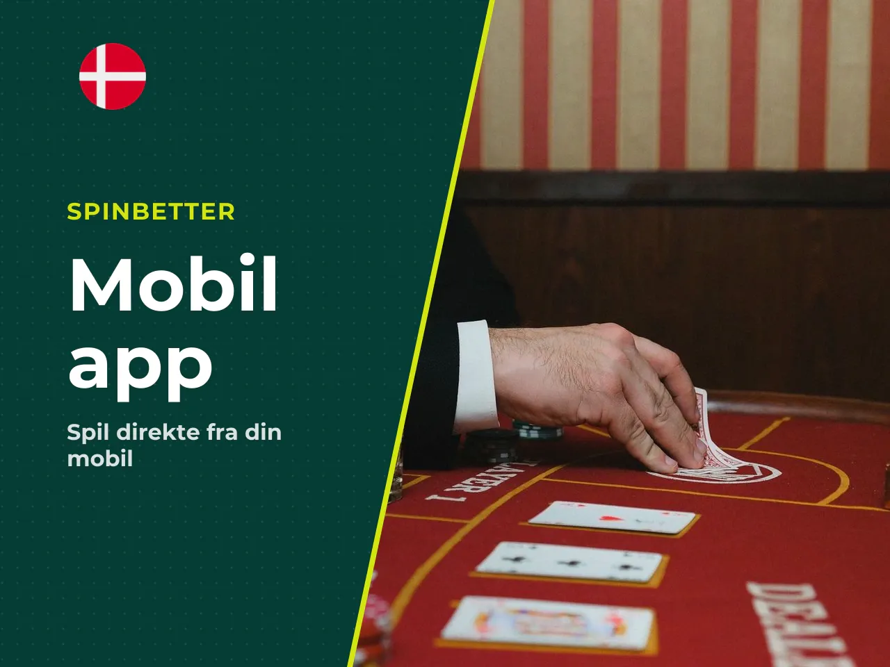 SpinBetter på iPhone og mobilversionen af