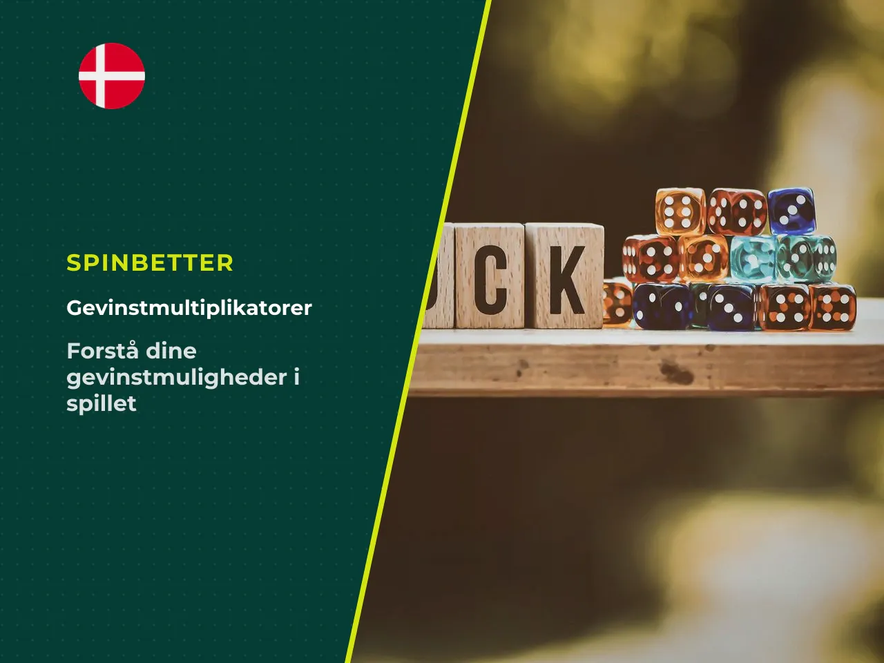Chance multiplier types og gevinstmultiplikatorer. Der