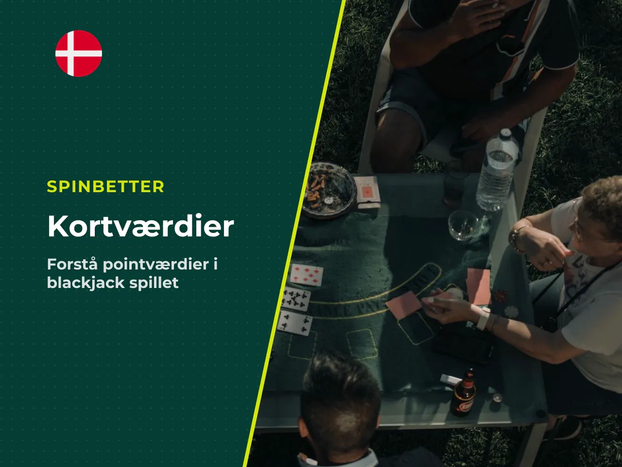 Kortværdier i blackjack. I blackjack har