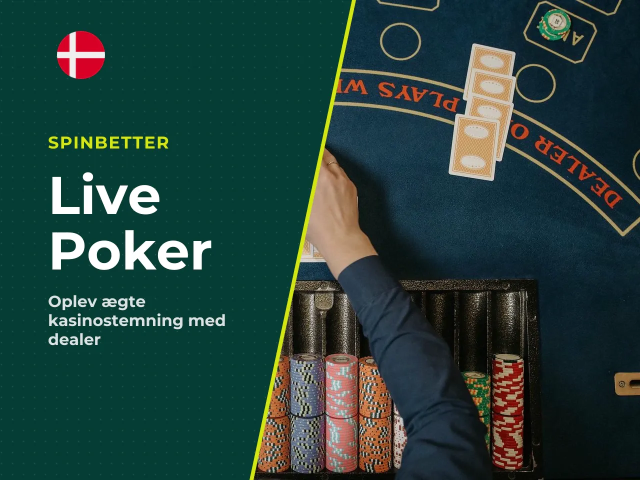 Live dealer poker oplev den ægte