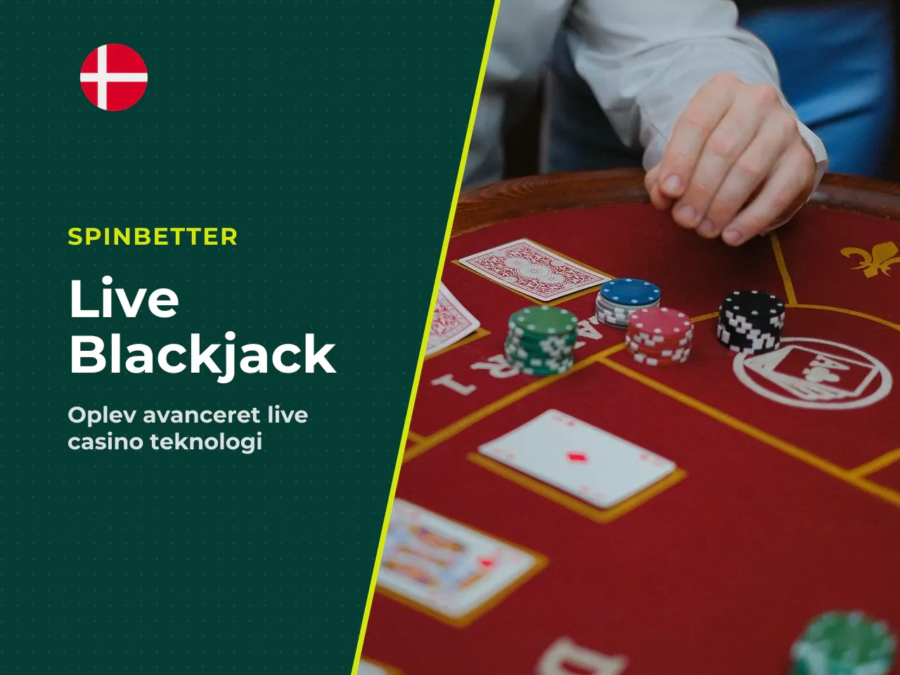 Sådan fungerer blackjack live casino. Teknologien