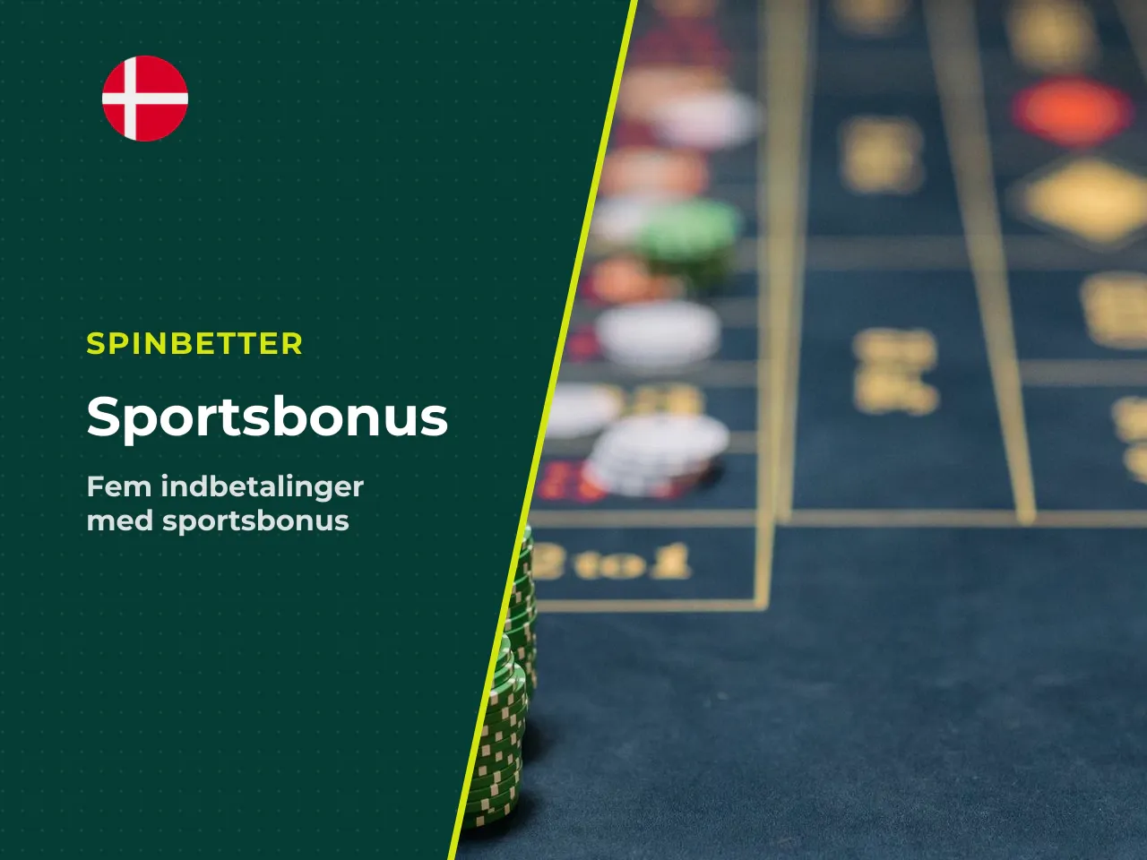Sportsbook-velkomstpakke fem indbetalinger op til 500
