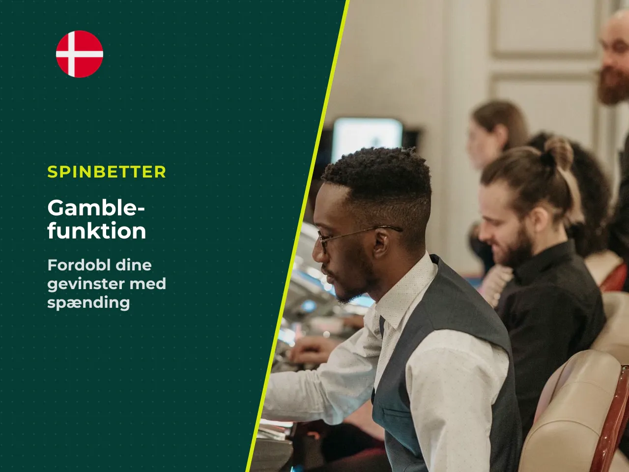 Gamble-funktion dobbelt op eller intet. Book