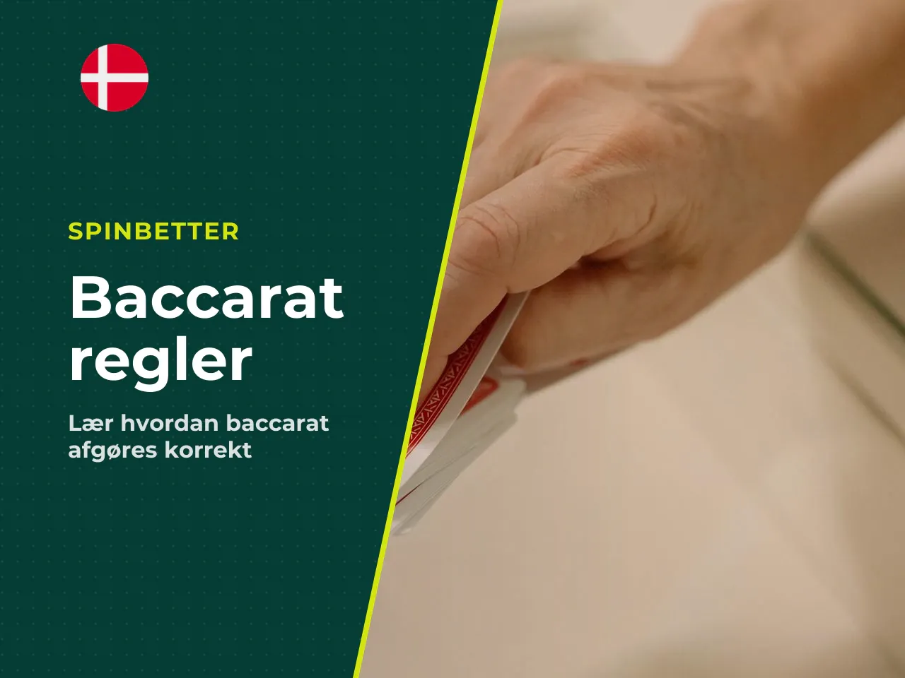 Sådan afgøres Banker-, Player- og Tie-indsatser
